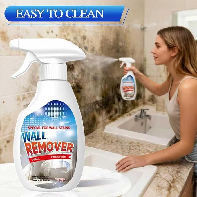 Highly Effective Removal Spray,Wall Cleaner Spray-Bathroom Foam Cleaner for Shower,Tile,Fabric,Bathrooms,Kitchens