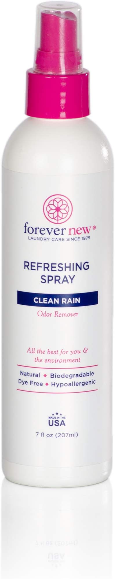 FOREVER NEW Pre-Treatment Odor Removal Spray - Fabric Refresher - Clean Rain, 7 Fl Oz