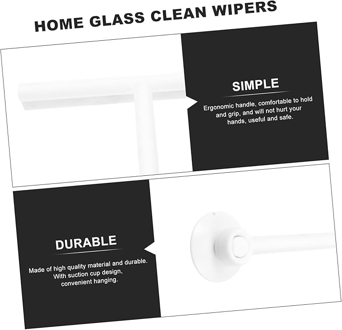 Multi-Functional Glass Wiper Cup Window Cleaner for Household Use for Bathrooms Kitchens and Cars Soft for Efficient Water Removal
