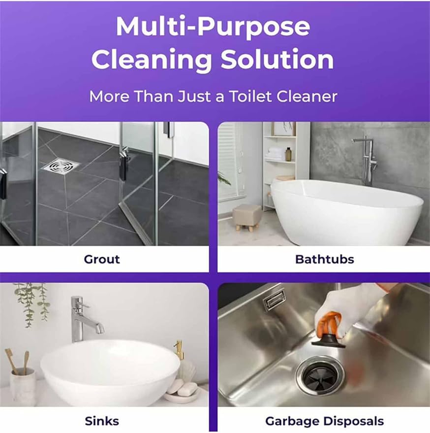Fizclean Toilet Cleaner, Fizclean Toilet Cleaning Foam, FizCleaning Powder, FizClean Foam Cleaner, Touch Free Foaming Foaming Powder (3)