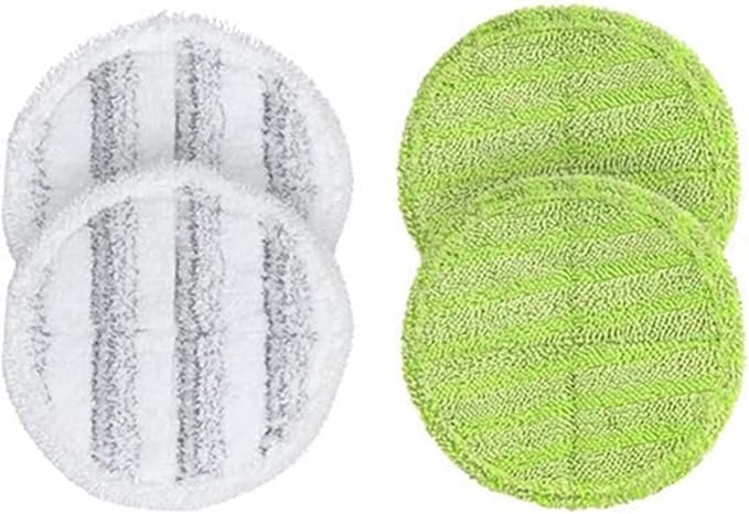 4X Mop Cloth Mopping Cloths Microfiber Pads Compatible for Ogori Electric Spin Mop Pad Mops Floor Cleaning Wood Floor Vacuum Cleaner