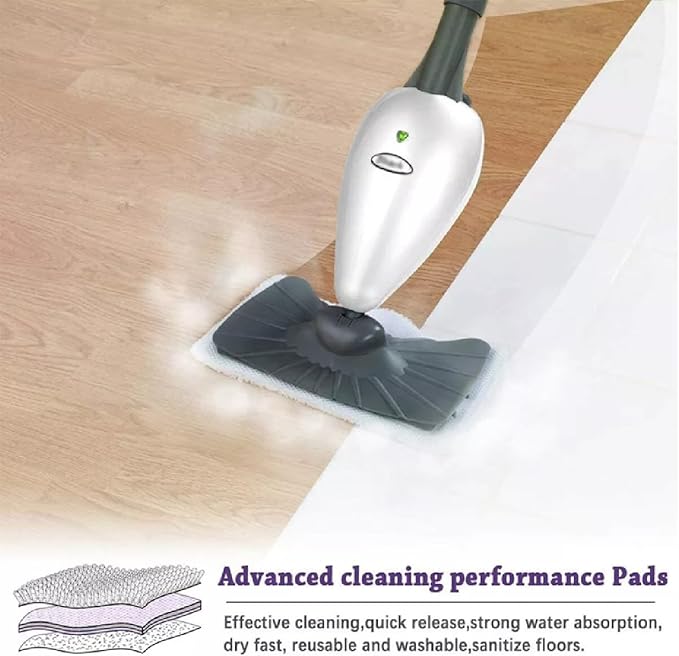 4 Pack Replacement Washable Cleaning Pad fit for Shark Steam & Spray Mop SK S Series