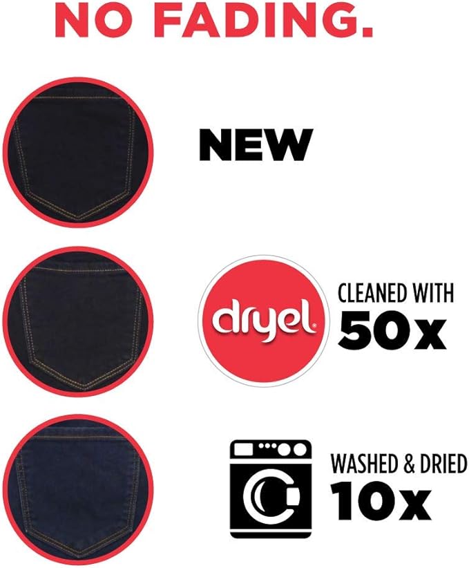 Dryel At-Home Dry Cleaner Refill Kit, Includes Dry Cleaning Cloths and To-Go Stain Removal Pen - 10 Load Capacity