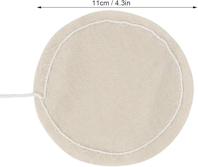 Zerodis Food Grade Nylon Siphon Cloth Coffee Filter, Round Fabric Filter for Coffee Dripper, 10 Pack