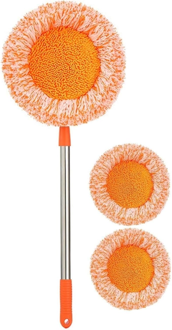 360 Spin Mop for Floor Cleaning , Replacement Adjustable Mop Stick Head,Household Wall Cleaning