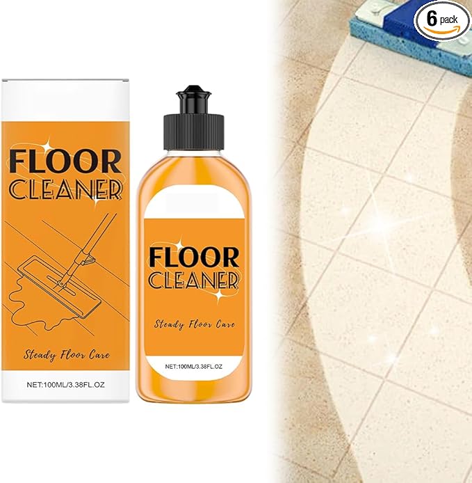 Powerful Stain Removing Floor Cleaner - All-Surface Acid Free Concentrated Formula Enzyme Floor Cleaner for Mopping & Spraying Hardwood, Tile, Vinyl & Laminate Floors | Pet-Safe & Streak-Free (1PCS)