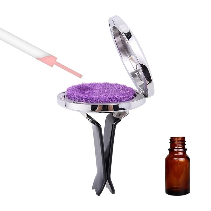 Jumbo Size 1-1/2 in dia. (JUMBO Kitty) Stainless Steel, 1 Essential Oil and 7 Pads.