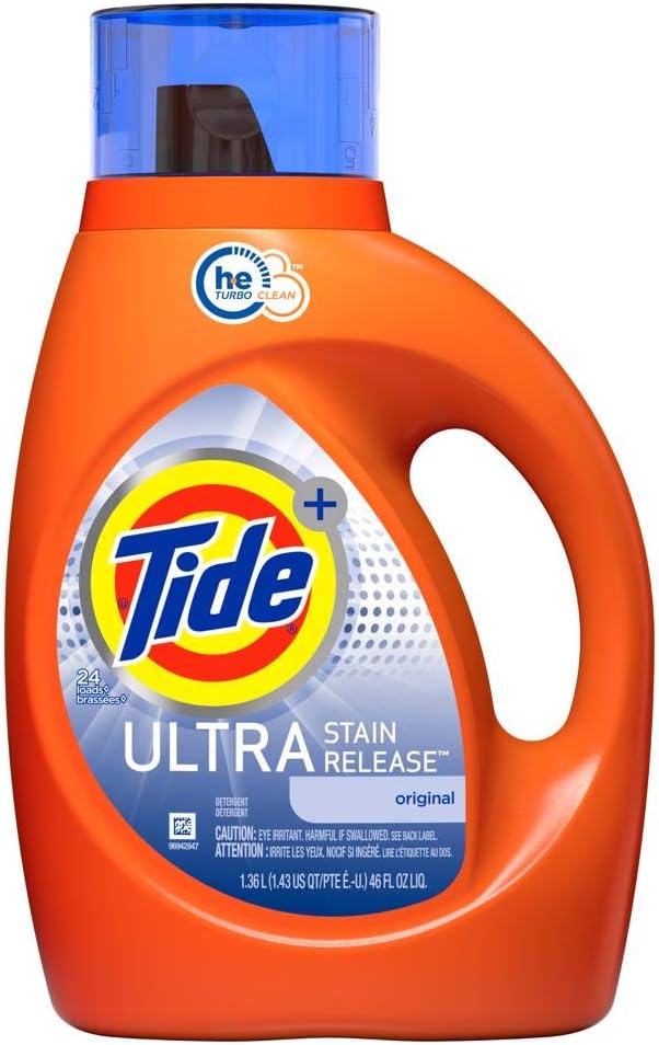Tide Liquid Laundry Detergent, Ultra Stain Release, 46 Ounce