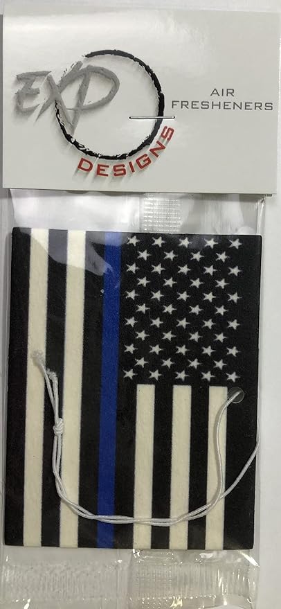 Blue Line American Flag Air Freshener