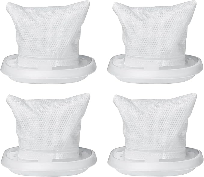 4 Pack HNVCF10 Filter Replacement for Black and Decker Dustbuster Hand Vacuum HNVC220BCZ01, HNVC215B10, HNVC215B12, HNVC115B22, HNVC220BCP07, HNVC115J06, HNVC115J22, HNVC115JB06, HNVC220BCZ00