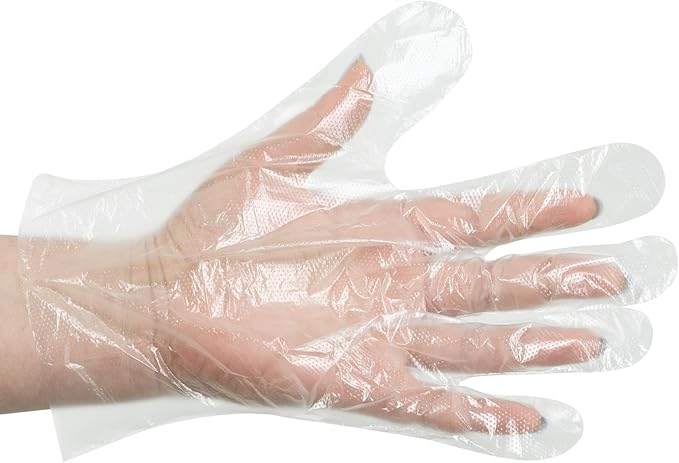 ForPro Disposable Poly Plastic Gloves