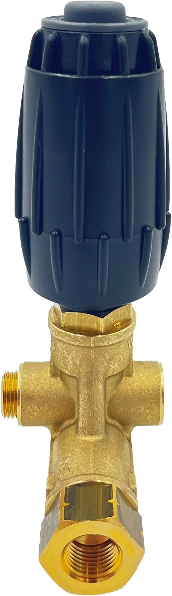 Annovi Reverberi VRT3-310EZ Unloader, Black Spring, 4500 PSI, 10.5 GPM, Adjustment Knob, EZ Start, Brass