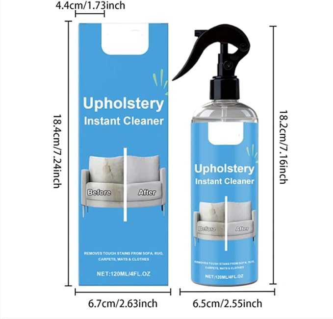 2026 Must-Have Upholstery Cleaner, Pro Formula Erases Tough Stains, Leaves Everything Fresh Like New, Safely Cares for Fabrics, Quick Dry, No Rinse (1PCS)