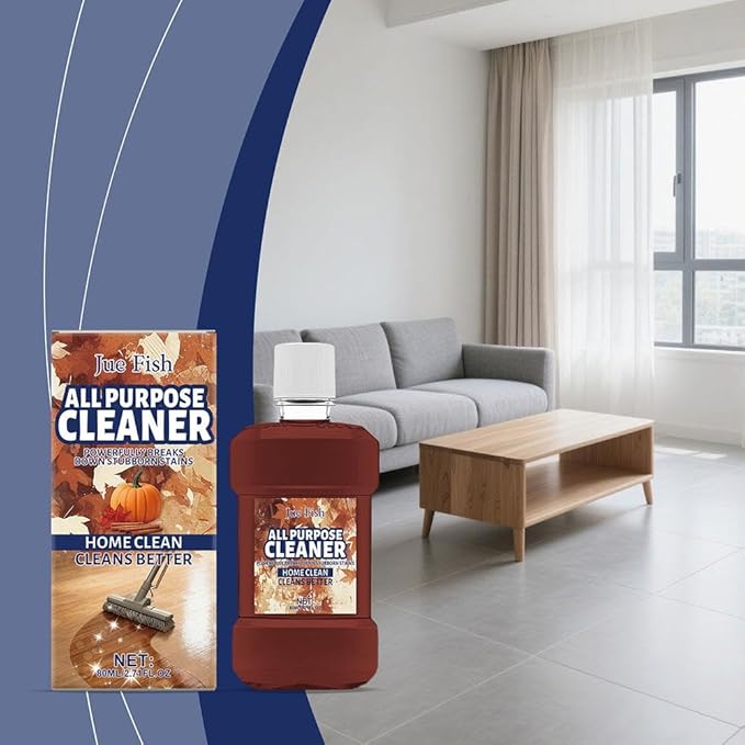 All Purpose Cleaner for Floors & Walls – Multipurpose Floor Cleaner for Mopping, Bathroom & Kitchen Surfaces – Powerful Multi Purpose Clean-er with Spiced Harvest Scent (1pcs)