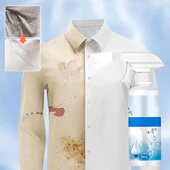 Clothing Emulsifier 𝐒tain Remover, Non Ionic Emulsifier Clothing Cleaner, Deep 𝐒tain Remover For Clothes, Powerful Fabric Cleaner for Clothes Care, Gentle on Most Fabrics (1)