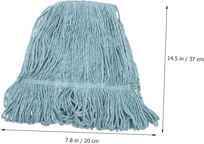 1pc Cotton Mop Cloth Water Absorbent Cleaning Mop Head for Home Use High Density Replacement Cloth for Tile and