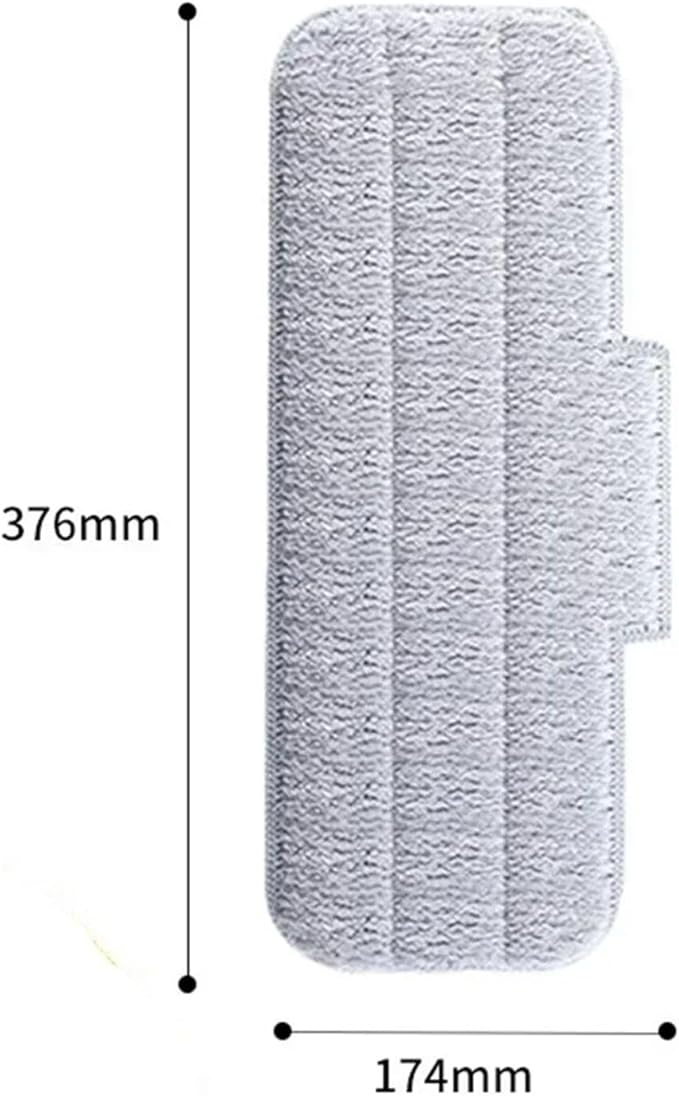 Compatible For Mijia， Compatible For Deerma，Replace Mop Cloth Rags Water Spray Mop 360 Rotating Cleaning Cloth Head Wooden Carbon Fibe(8pcs)
