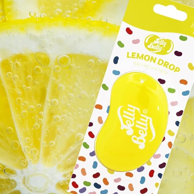 Jelly Belly 15217 3D Jelly Bean Air Freshener - Lemon Drop