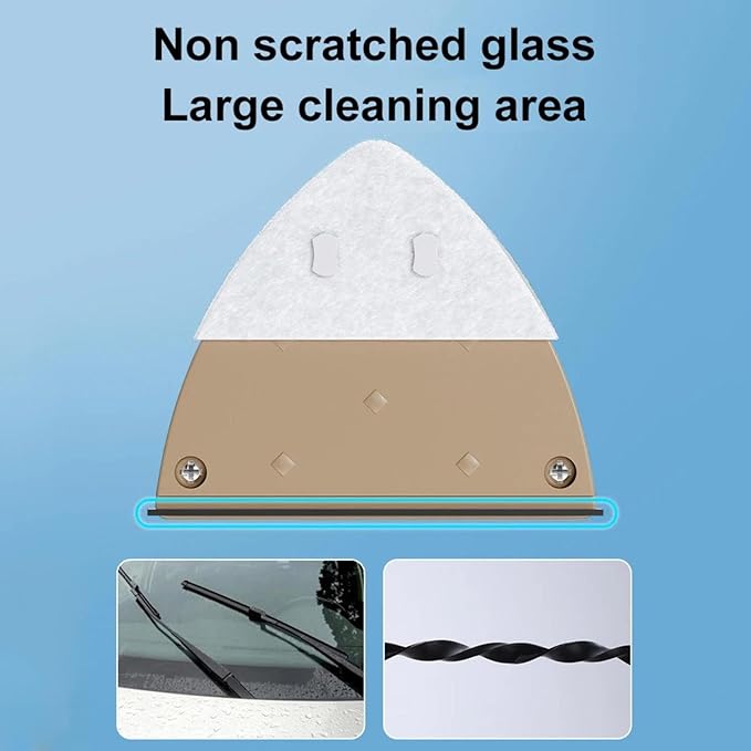 Magnetic Window Cleaner Brush Double Sided Magnetic Glass Cleaner Water Storable Glass Window Brush Cleaning Household Tools Multifunctional Double Layer Glass Cleaning