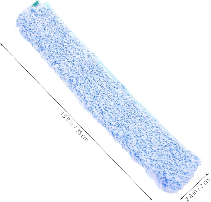 Washable Window Cleaner Window Cleaning Tools Glass Scrubber Sleeve Replacement Head No Streak Glass Cleaner