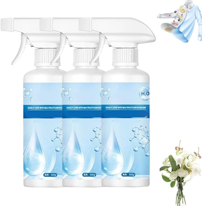 Clothing Emulsifier, Non Ionic Clothing Emulsifier Stain Remover, Spot Cleaner for Clothes, No Damage Fabric Spot, Fabric Conditioner Restore Color (3PCS)