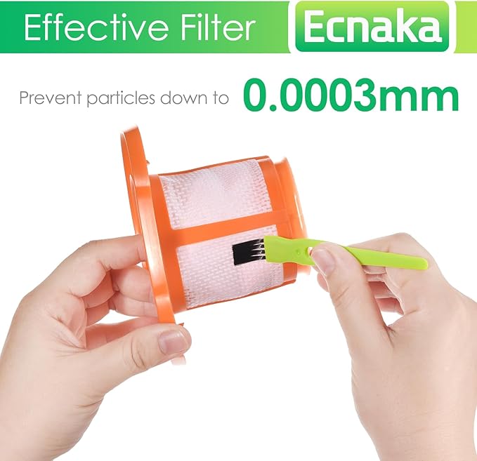4 Pack HHVKF10 Dust-buster Filter Replacement Compatible with BLACK And DECKER Handheld Vacuum Filter Washable Fit for Models HHVK HHVK320J HHVK320J10 HHVK320JZ01 HHVK515J HHVK515JP HHVK515JP07