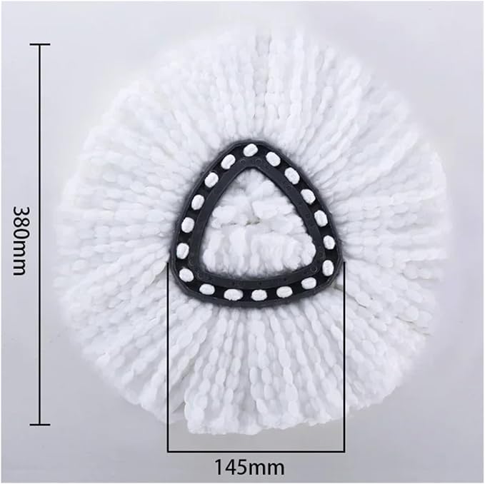Spin Mop Cloth Head Base Scrub Mop Brush Head Replacement ，compatible For Vileda, O-cedar 360 ° Easy Wring Tank System Shower Floor Mop Brush(Red-5PCS)