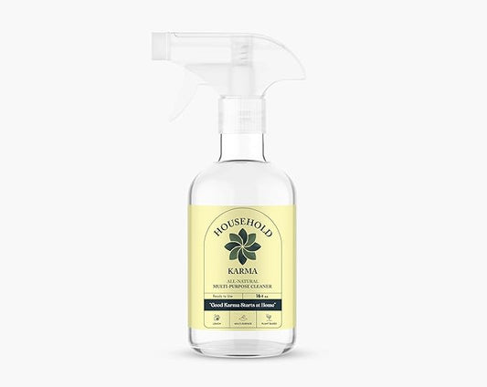 Multi-Purpose Cleaner, Plant-Based, Gentle & Lemon Scented- Effective Natural Cleaning Solution, 16 fl oz