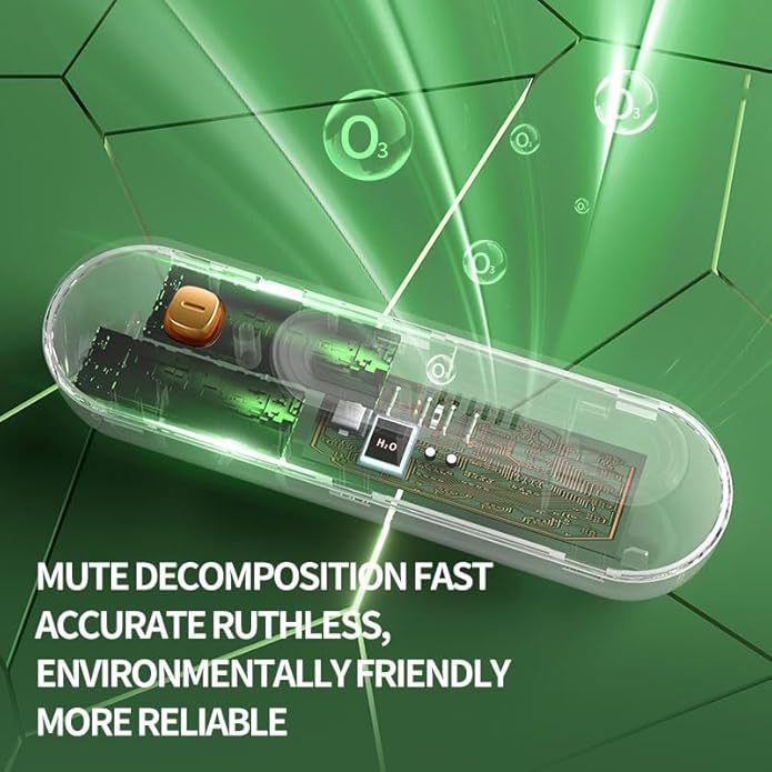 Portable Ozone Deodorizer - for Refrigerators, Sneakers, Boots & Leather Shoes.