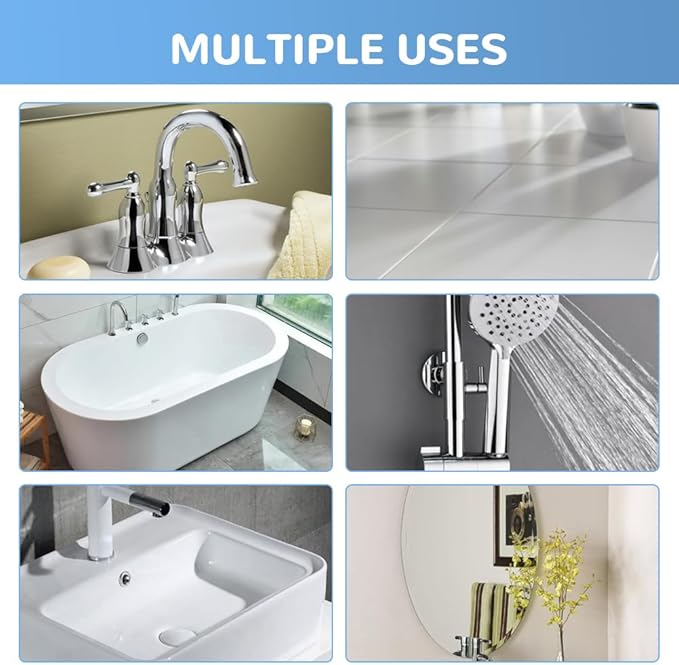 Bathroom Descaler Cleaner, 2024 New Multipurpose Bathroom Foam Cleaner Stubborn Stains Cleaner, Bathroom Descaler Cleaner Spray, All Purpose Rinse Cleaning Foam for Bathroom (3)