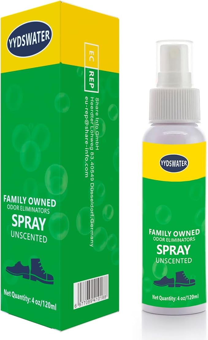 Shoe Deodorizer Spray - Shoe Odor Spray - Immediately Eliminates The Worst Odors - Prevents Embarrasing Odors From Returning - Keeps Shoes Fresh All Day