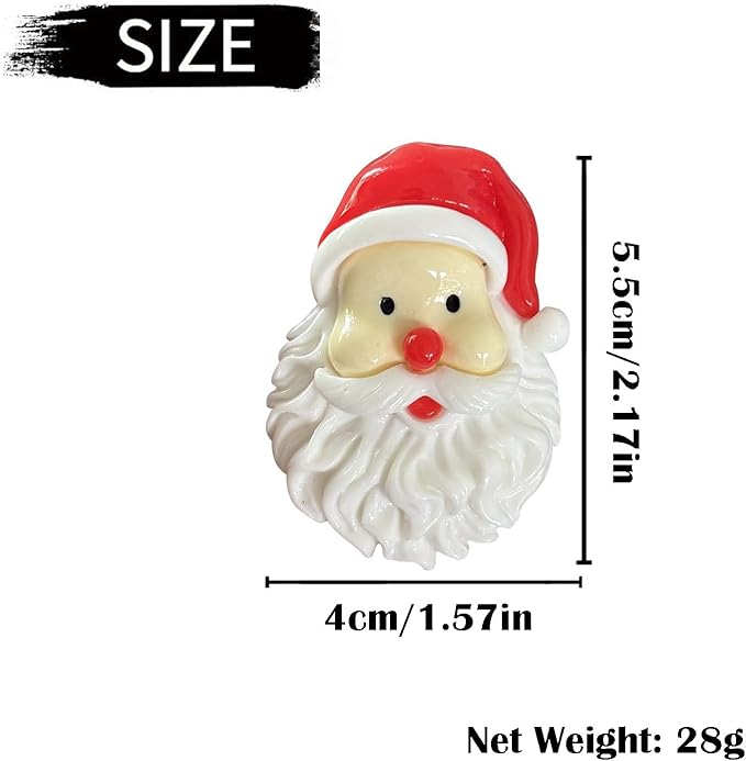 Set of 5 Christmas Car Air Freshener Vent Clips, Cute Santa Elk Snowman Xmas Tree Air Conditioning Outlet Clip Charms, Fun Car Interior Decoration Accessories