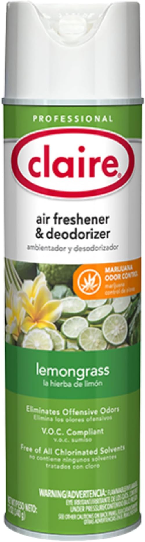 Claire CL1307 Lemongrass Air Freshener & Deodorizer (1 Pack)
