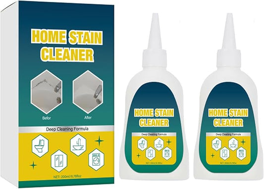 Azqpod Home Stain Cleaner,Azqpod Remover Gel – Heavy Duty Stain Cleaner for Washer Gasket, Shower Caulk, Tile Grout & Bathroom (2PCS)