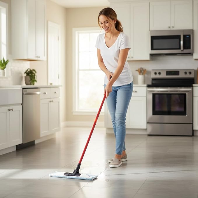 Mop Head Replacement Compatible with H2prO Spin Mop System, Machine Washable Refill for Household Floor Cleaning, 1 Pack