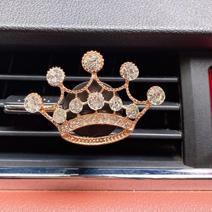 iplusmile Metal Car Air Vent Clip Air Freshener with Design Alloy Car Outlet Perfume Clip for Vehicle Interior Decoration 2.17X1.77X1.46 Inches