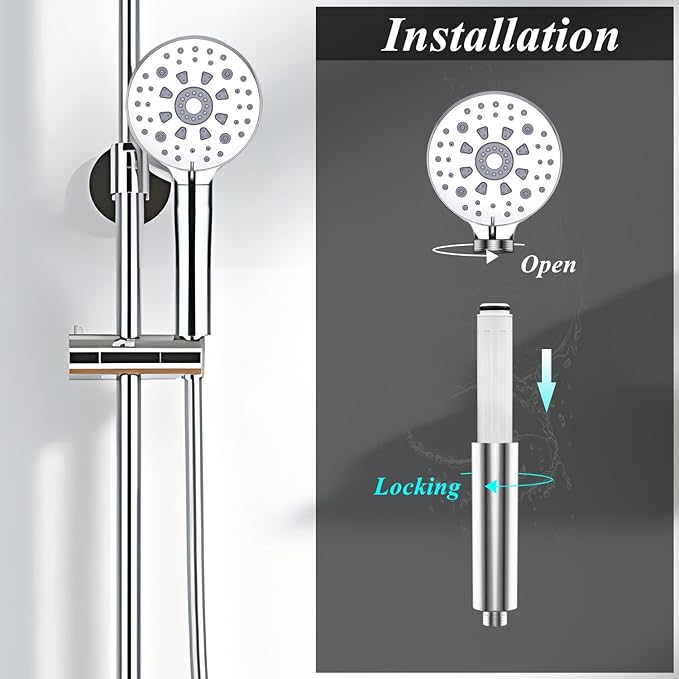 4-Pack Replacement Shower Filter Cartridge Compatible with FEELSO® and Vatex Handheld Shower Head,Water Softener Filter for Hard Water Reduce Chlorine and Harmful Substances