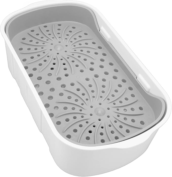 Electric Mop Drain Bucket, Abs Large Capacity Spin Mop Bucket Spin Mop Scrubber with Drainage Layer for Household S5 S7