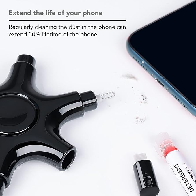 for iPhone Cleaning Kit Port Cleaner, Repair and Restore Tool for iPad Pro Watch Cell Phone Charging Port, Lightning Charger Cables Speaker Airpod Cleaning Putty Dust for All Devices