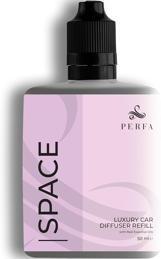Space Car Air Fresheners (Refill) | Affordable Car Air Fresheners for Women | 50ml Diffuser Refill | 6 Months Freshener Long Lasting | Gift-Ready Women's Pefume by Perfa