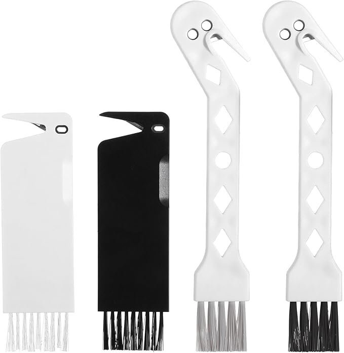 4 PCS Handheld Vacuum Cleaner Brush, Universal Dust Brush, 2 in 1 Vacuum Roller Cleaning Tool for Sweeping Robot