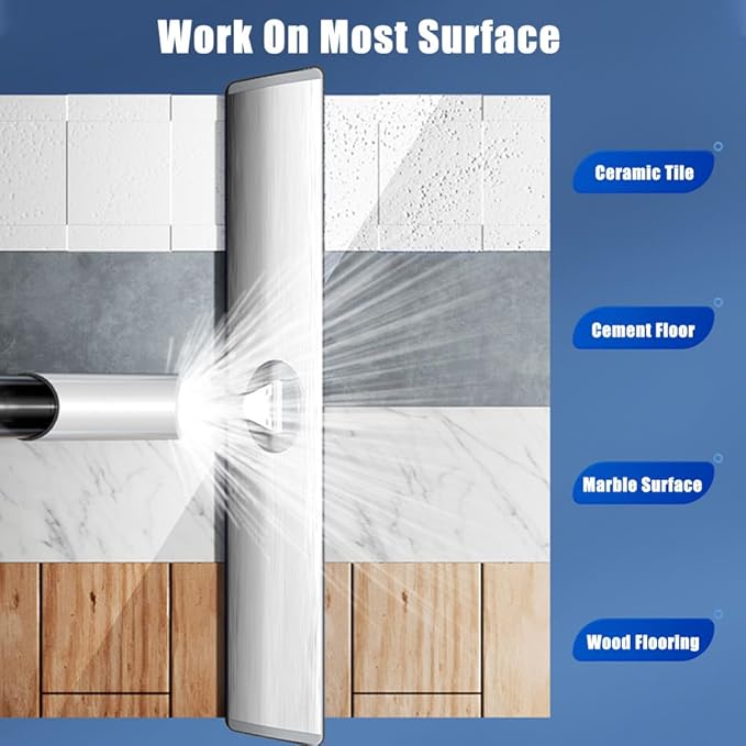 360 Swivel Spray Mop for Floor Cleaning with Refillable Water Tank Microfiber Pads Wet Dry Cleaning for Hardwood Tile Laminate Kitchen Home with Scraper