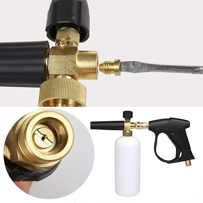 0.8 mm Foam Cannon Orifice Nozzle Tips, 0.8mm Universal Connector for Foam Sprayer, Washer Replacement Nozzles, Precision Foam Cannon Orifice for Car Wash and Garden Hose Use(2Pcs)