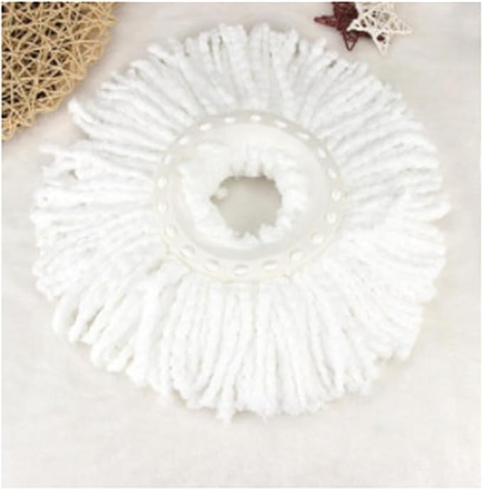 Rotating Mop Replacement Cloth Spin for Wash Floor Squeeze Mops Lazy Utensils Rag Cleaning Tools Household Cloths Microfiber(Gn)