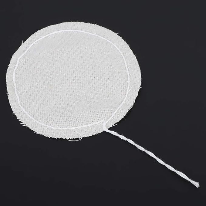 ZJchao Siphon Cloth Coffee Filter 10pcs Food Grade Nylon Round Fabric Filter for Coffee Dripper High Density Knitting Reusable Washable Brewing Accessories