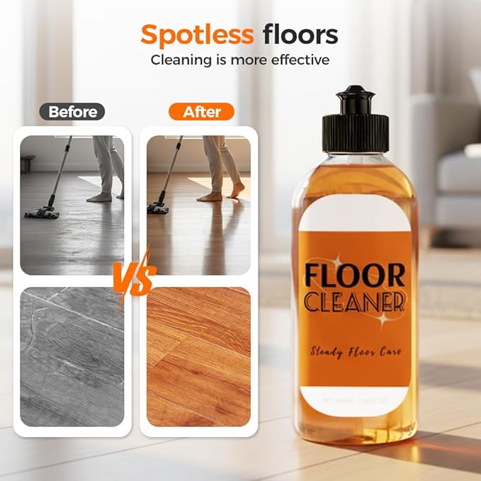 Floor Cleaner, 2026 Household Hardwood Floor Cleaner - All-Surface Acid, Powerful Stain Removing Floor Cleaner for Mopping, Spraying Hardwood, Tile, Marble, Laminate Floors (2, 100ml)