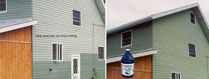 EaCo Chem Cleansol BC - Brushless Oxidation and Soil Remover for Most Surfaces - Highly Dilutable, All-Purpose Cleaner - Remove Deep Staining from Painted Metal, Wood, Vinyl + More! - 5 GALLON
