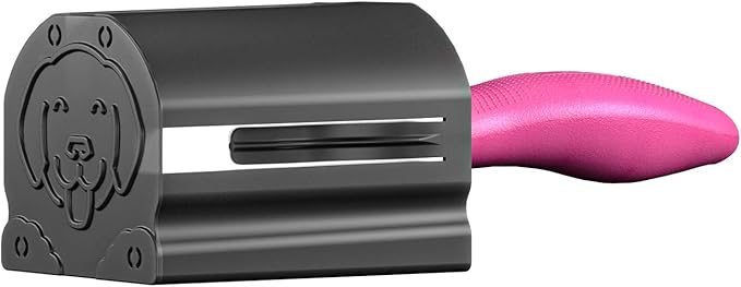 Lint Roller Cover - Up to 2.1" Diameter Roller for Lint Rollers Brands, Protecting Cover for Extra Sticky Roller, 2 Pack, Black Dog Covers