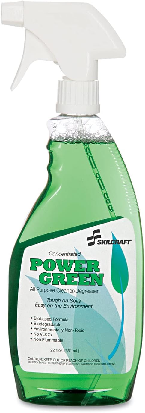AbilityOne - Power Green Cleaner/Degreaser - 22 oz Bottles 7930-01-373-8849