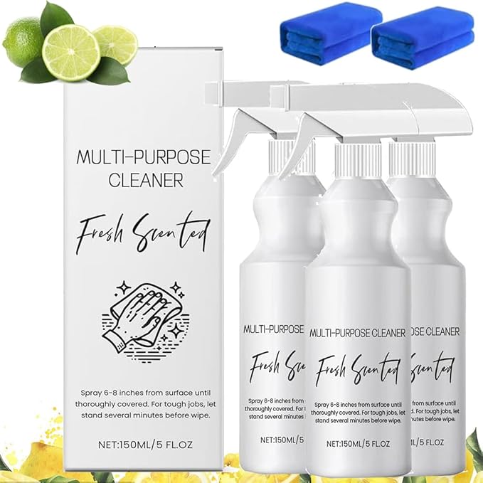 Brazilian Waves Multi Purpose Cleaner, Multi Purpose Cleaner, All-Purpose Cleaning Spray,Brazilian Waves MultiSurface Cleaner Spray for Floor Cleaning, Bathroom, Kitchen (3)